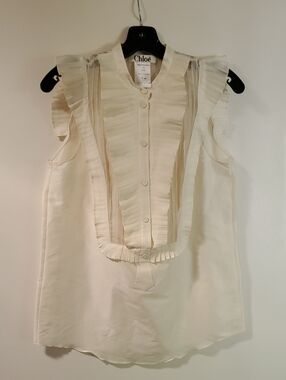 Chloe Vintage Sleeveless Blouse